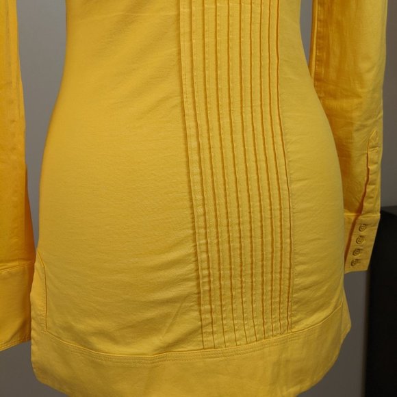 Bebe Yellow Women's Blouse Small Size - Picture 8 of 17